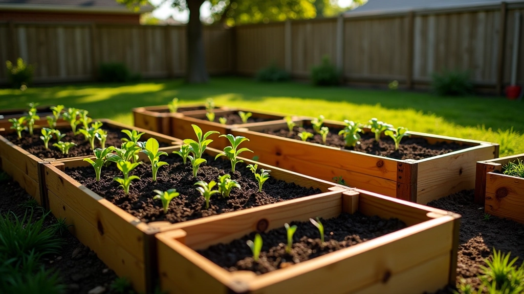 Raised bed garden construction