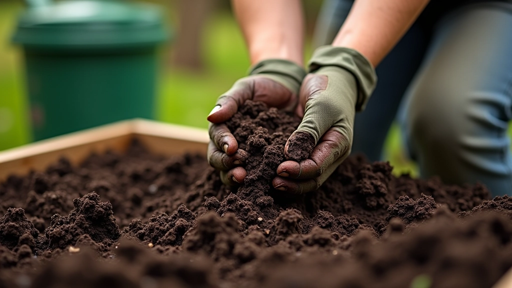 Soil preparation and composting setup